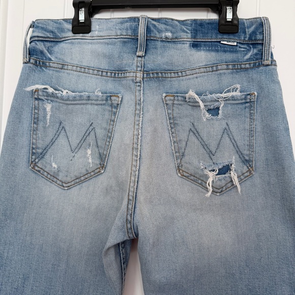 Mother Superior The Tomcat Jeans The Confession Women’s 27 Distressed Denim Blue - Picture 10 of 13